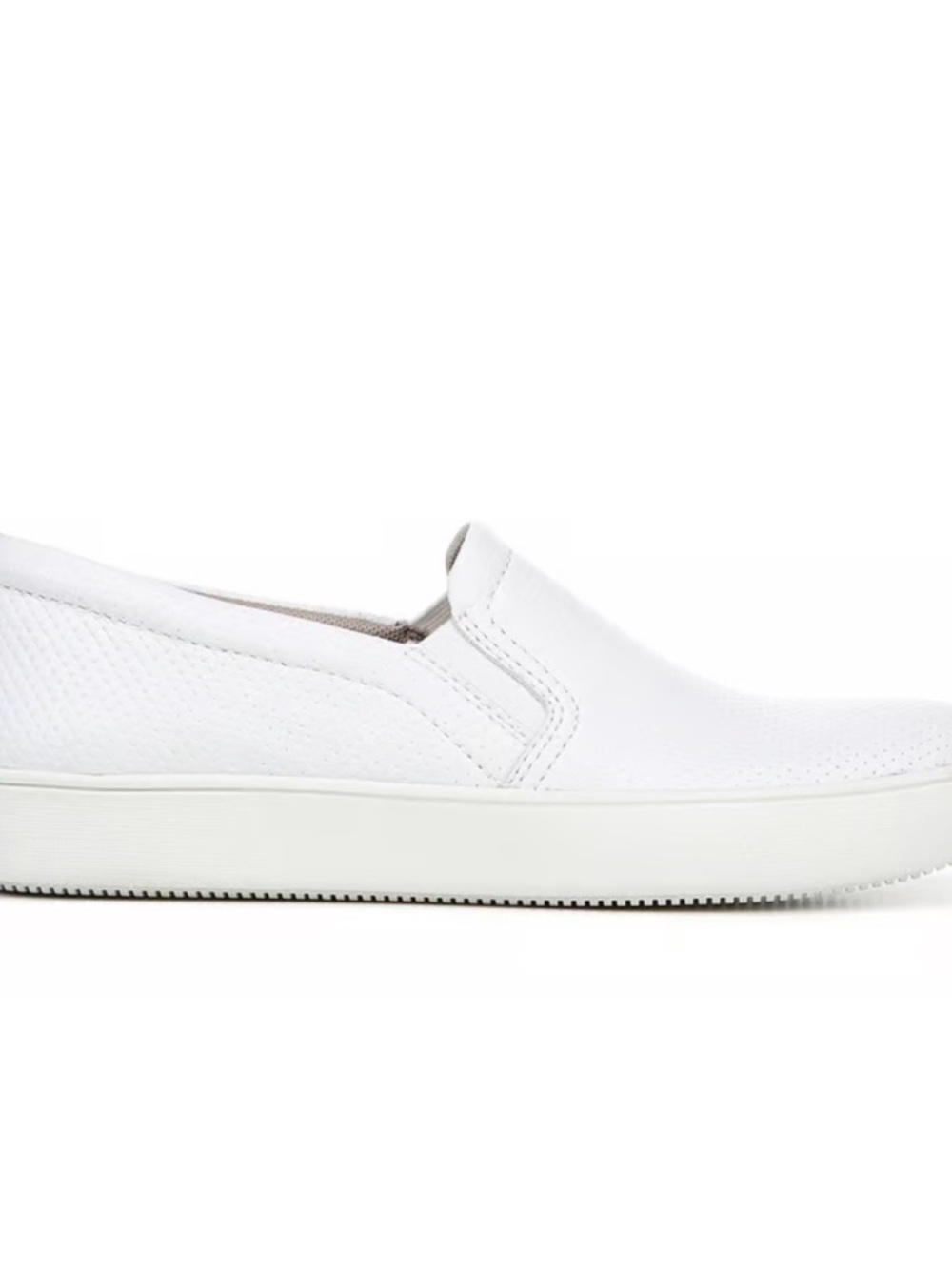 Naturalizer Women's White Slip-On Loafers - Picture 2 of 8